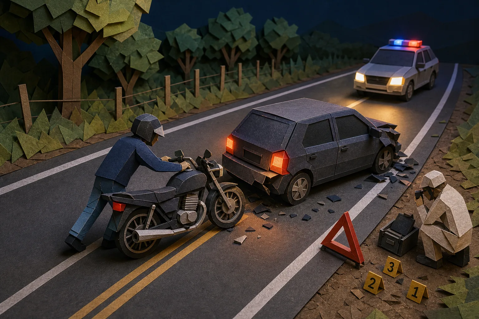Jovem morre após ter motocicleta atingida por carro em rodovia de Anhumas
