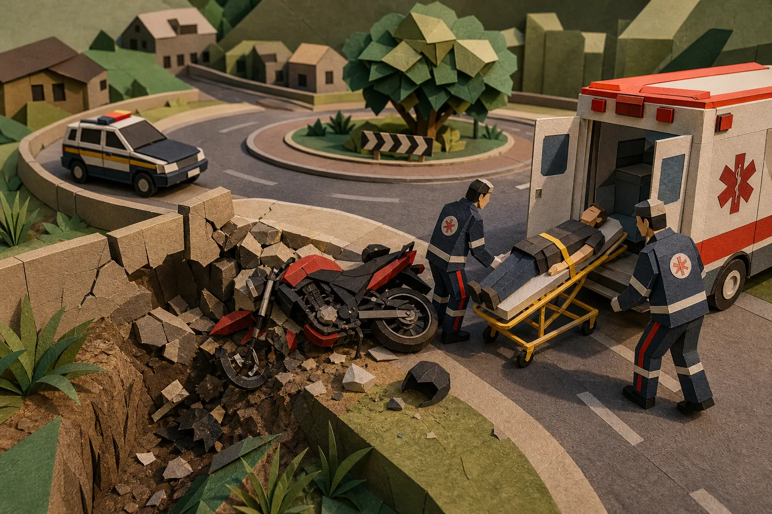 Jovem sem CNH morre em colisão de motocicleta na AMG-2320 em Itueta