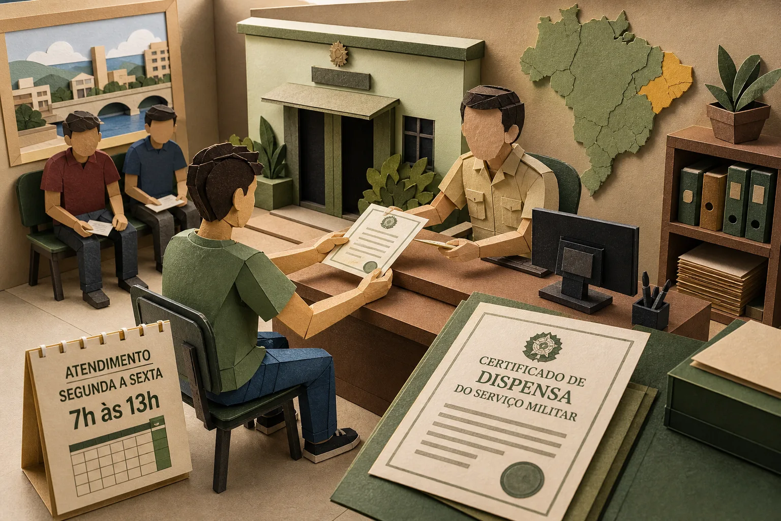 Jovens de Petrolina já podem retirar documento de dispensa do serviço militar