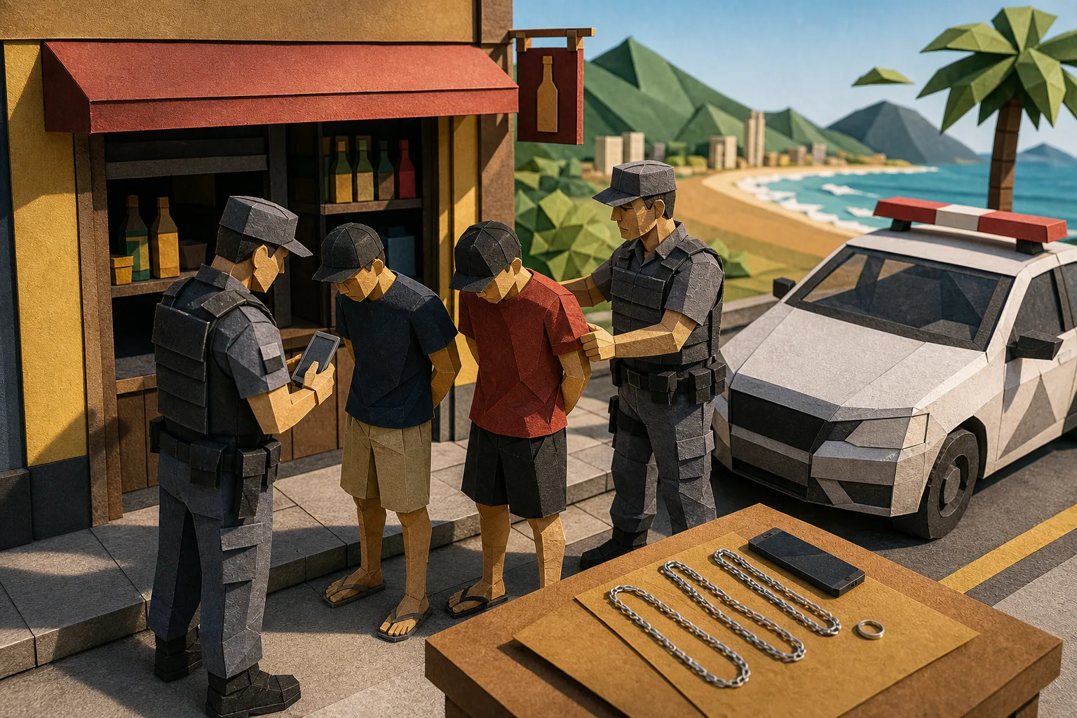 Jovens são localizados pela polícia após postarem vídeos de roubos em Itanhaém