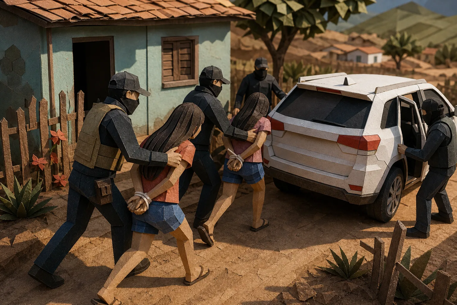 Jovens são sequestradas por grupo armado disfarçado de agentes no interior do Ceará