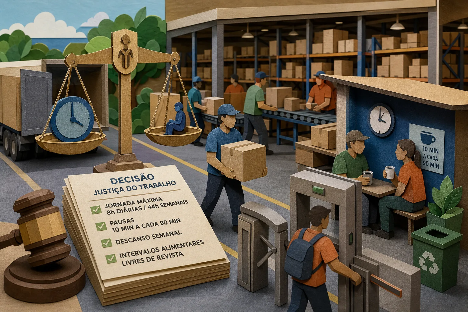 Justiça do Trabalho limita jornada e impõe pausas em centro da Amazon no DF