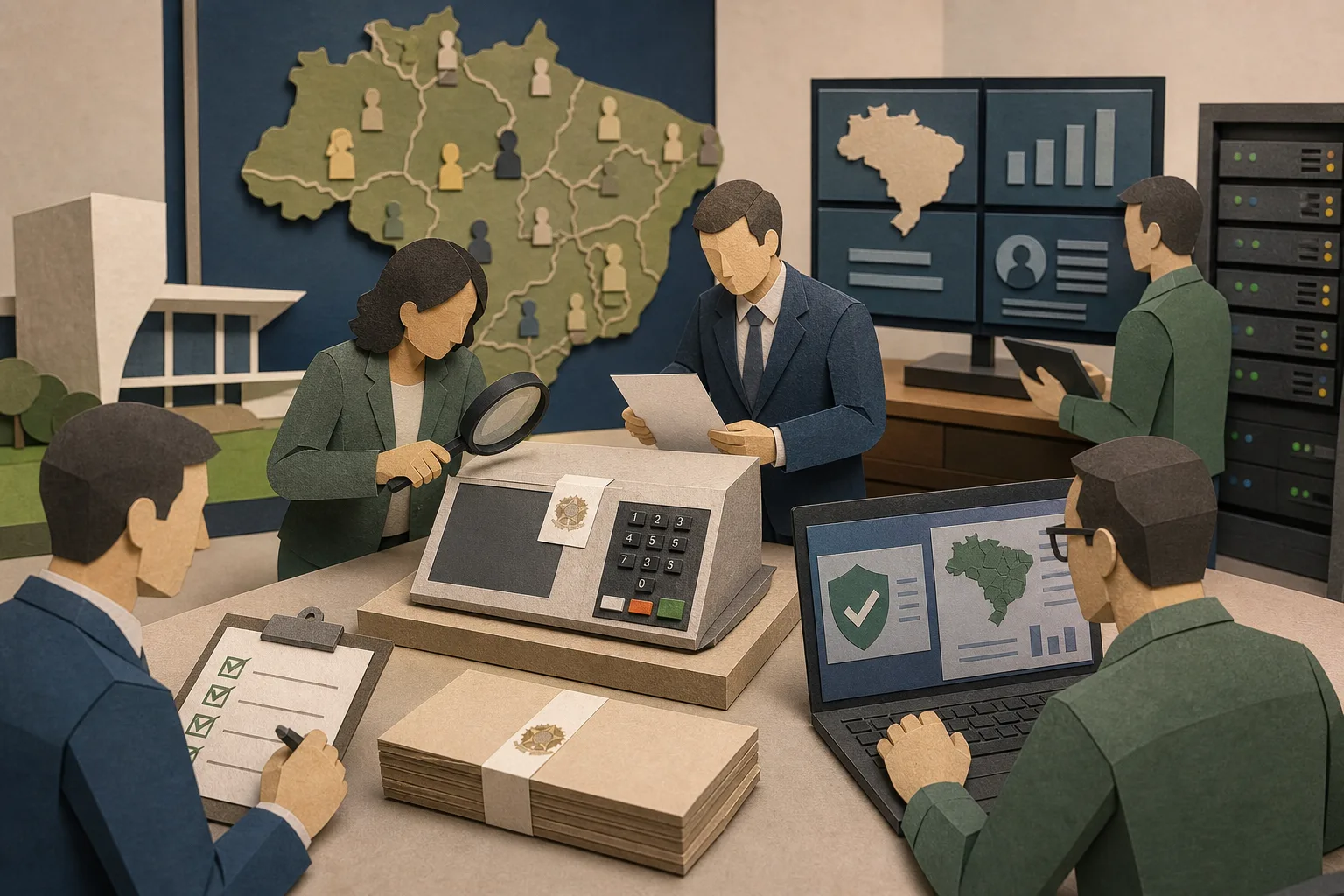 Justiça Eleitoral finaliza checagem dos programas das urnas antes do pleito
