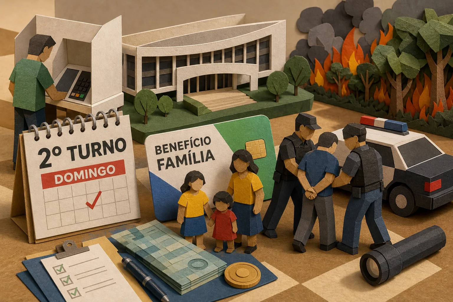 Justiça Eleitoral prepara segundo turno e Bolsa Família inicia repasses