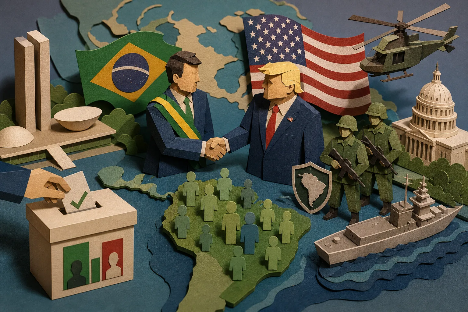Liderança de Flávio nas urnas pode expandir aliança de Donald Trump no continente