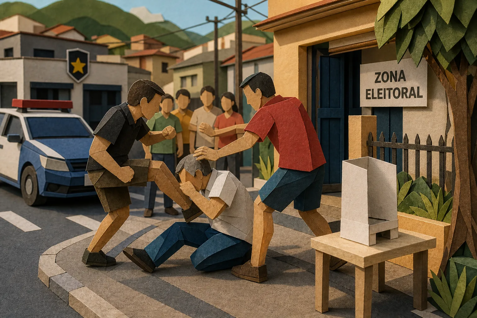 Luciano Vidal relata ter sido agredido perto de local de votação em Paraty