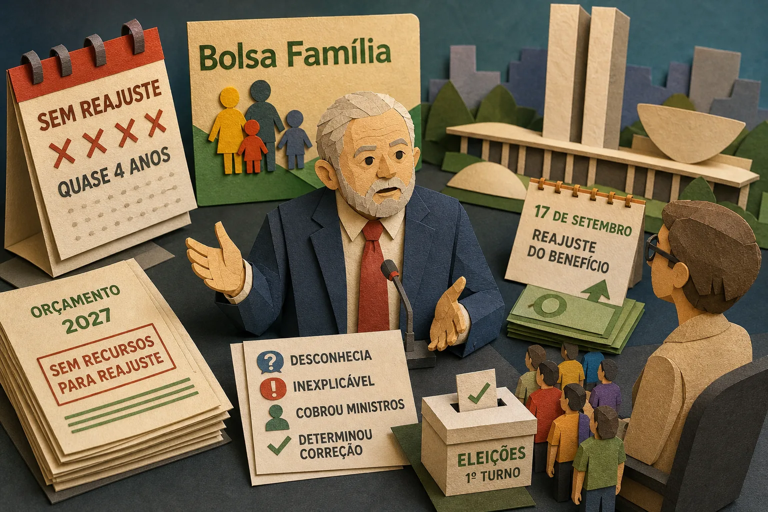 Lula afirma desconhecer congelamento de quatro anos no Bolsa Família