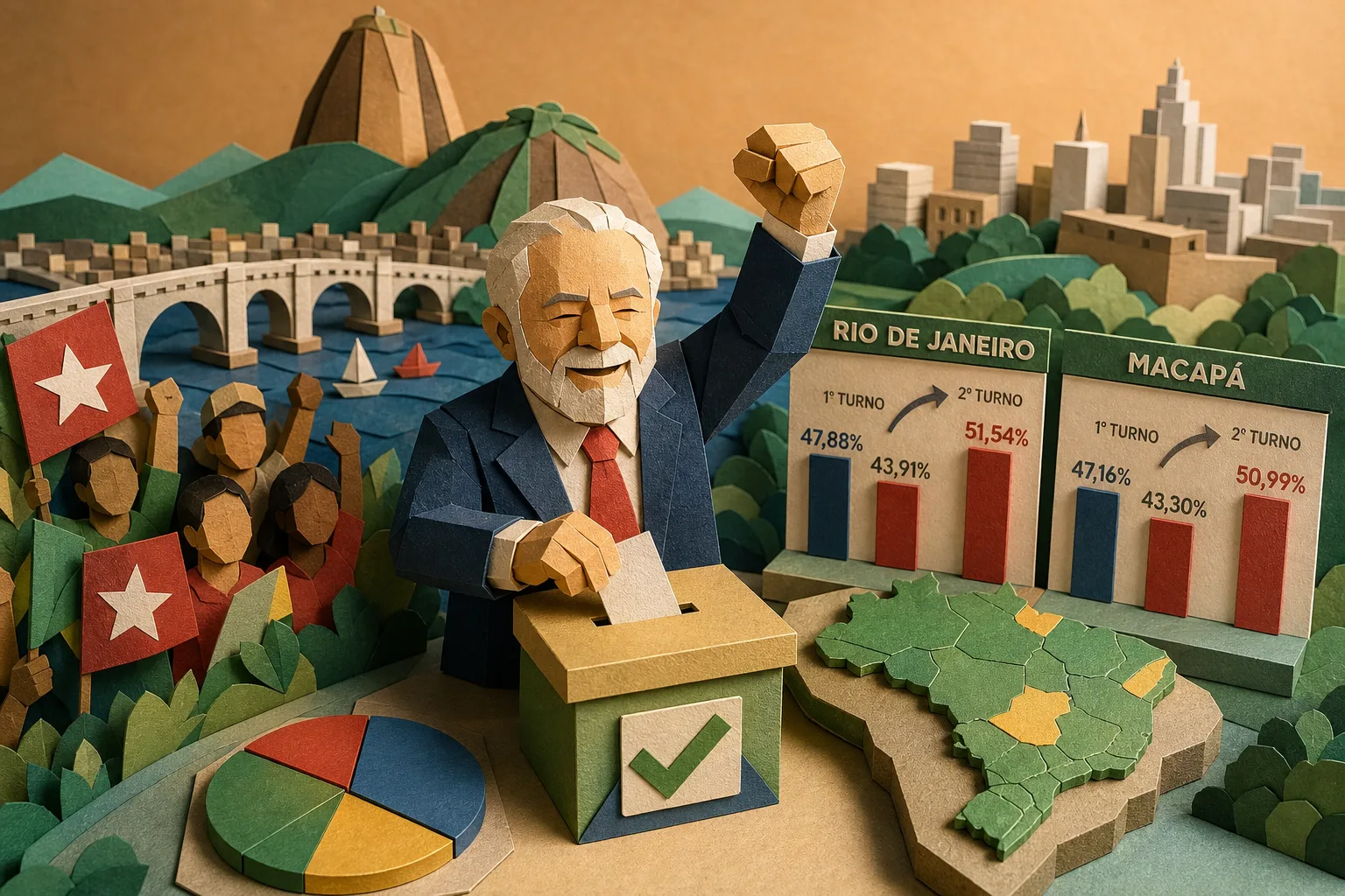 Lula amplia apoio em capitais e conquista viradas no Rio de Janeiro e em Macapá