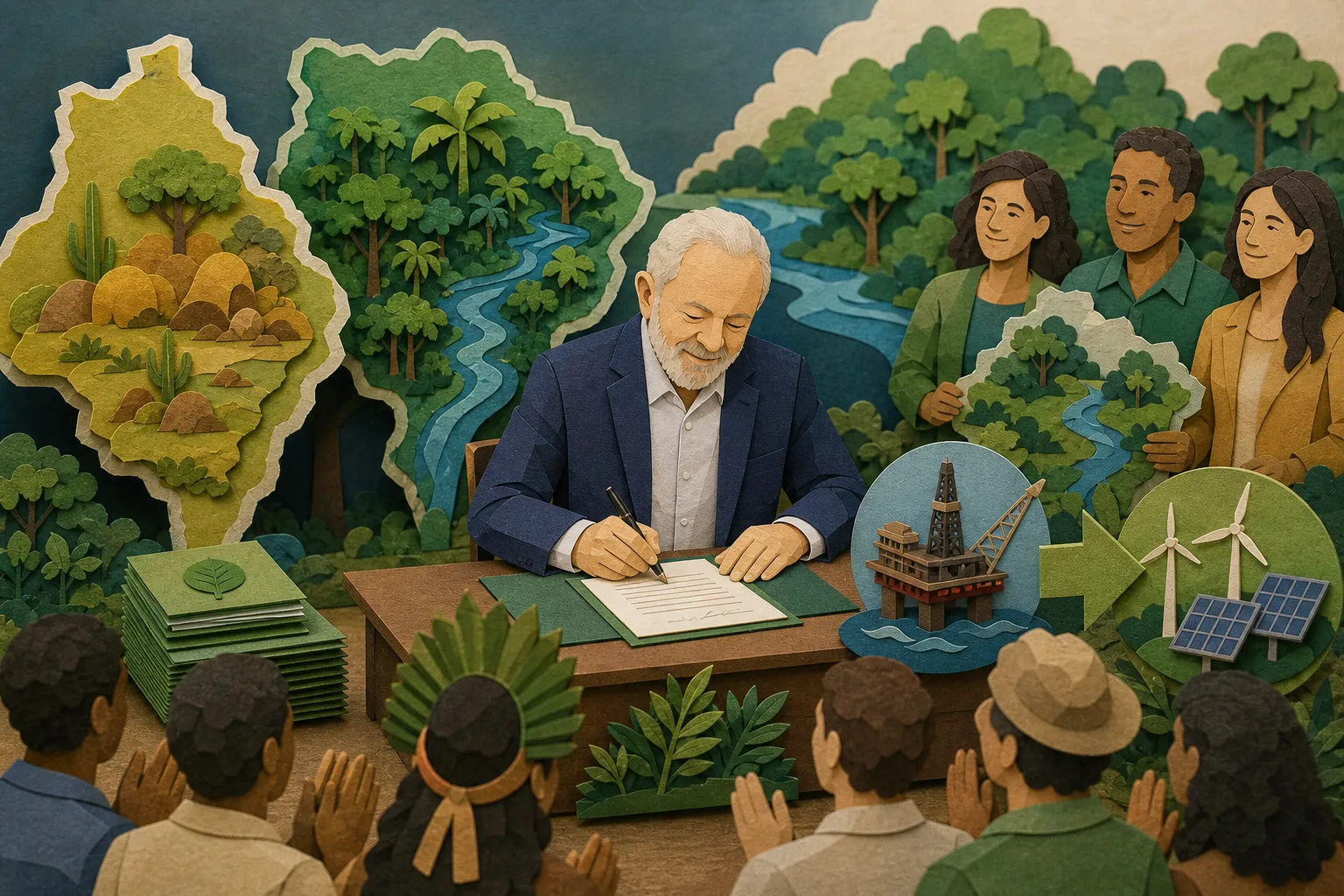 Lula assina pacote ambiental com novas reservas e defende transição energética