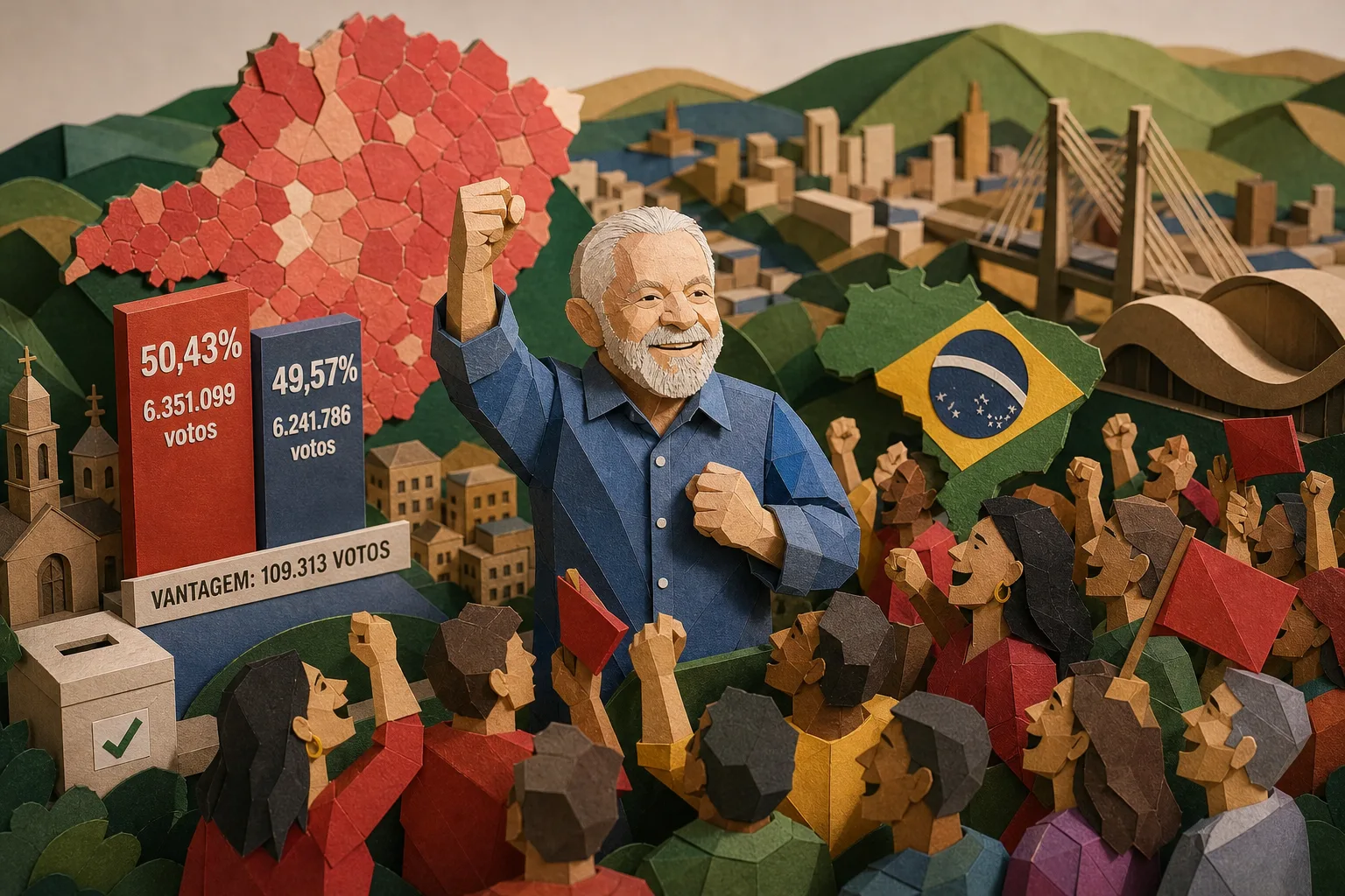 Lula conquista vitória em Minas Gerais após virada única no segundo turno