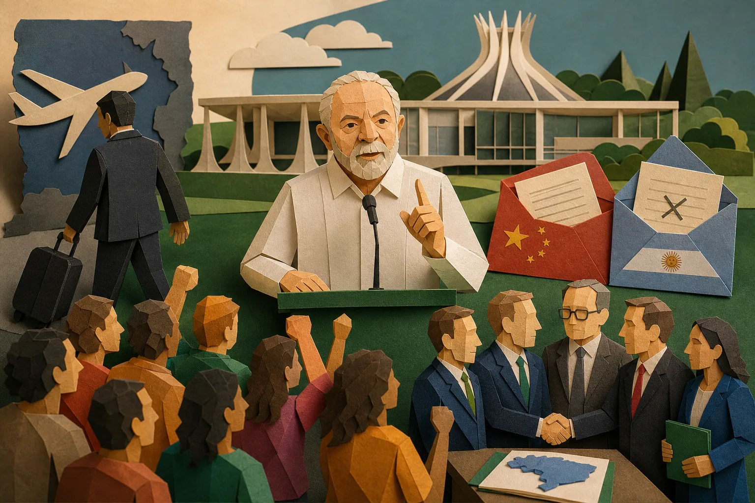 Lula critica ida de Flávio Bolsonaro ao exterior e defende pacificação política