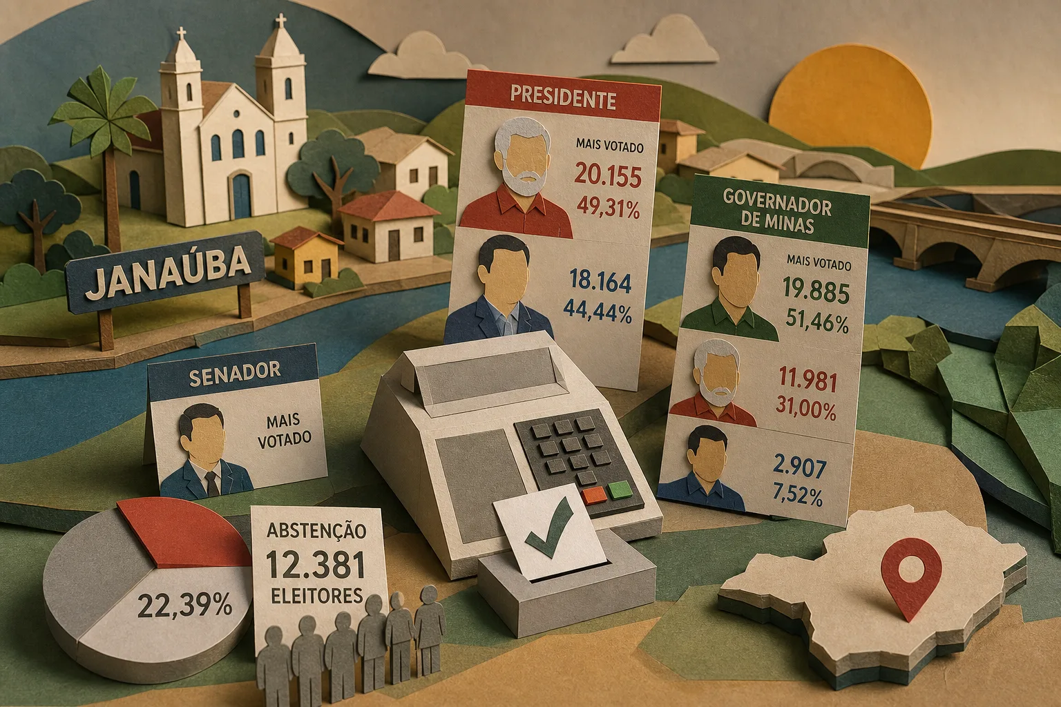 Lula e Cleitinho lideram votos para presidente e governador em Janaúba