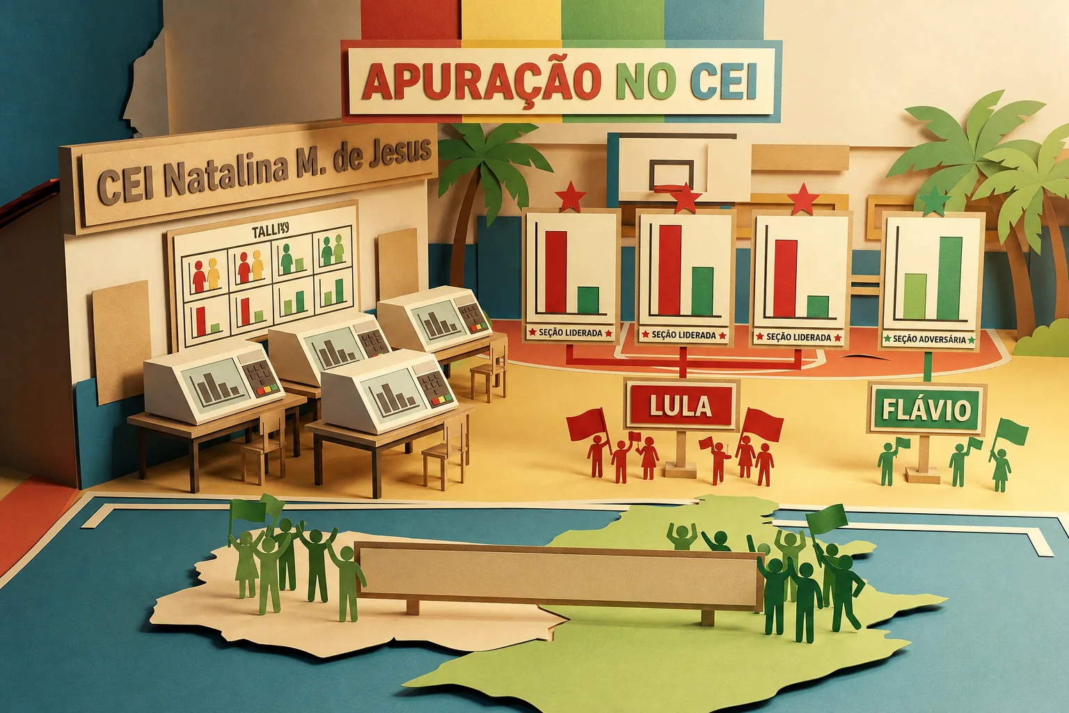 Lula lidera apuração em colégio eleitoral de Araguaína no segundo turno
