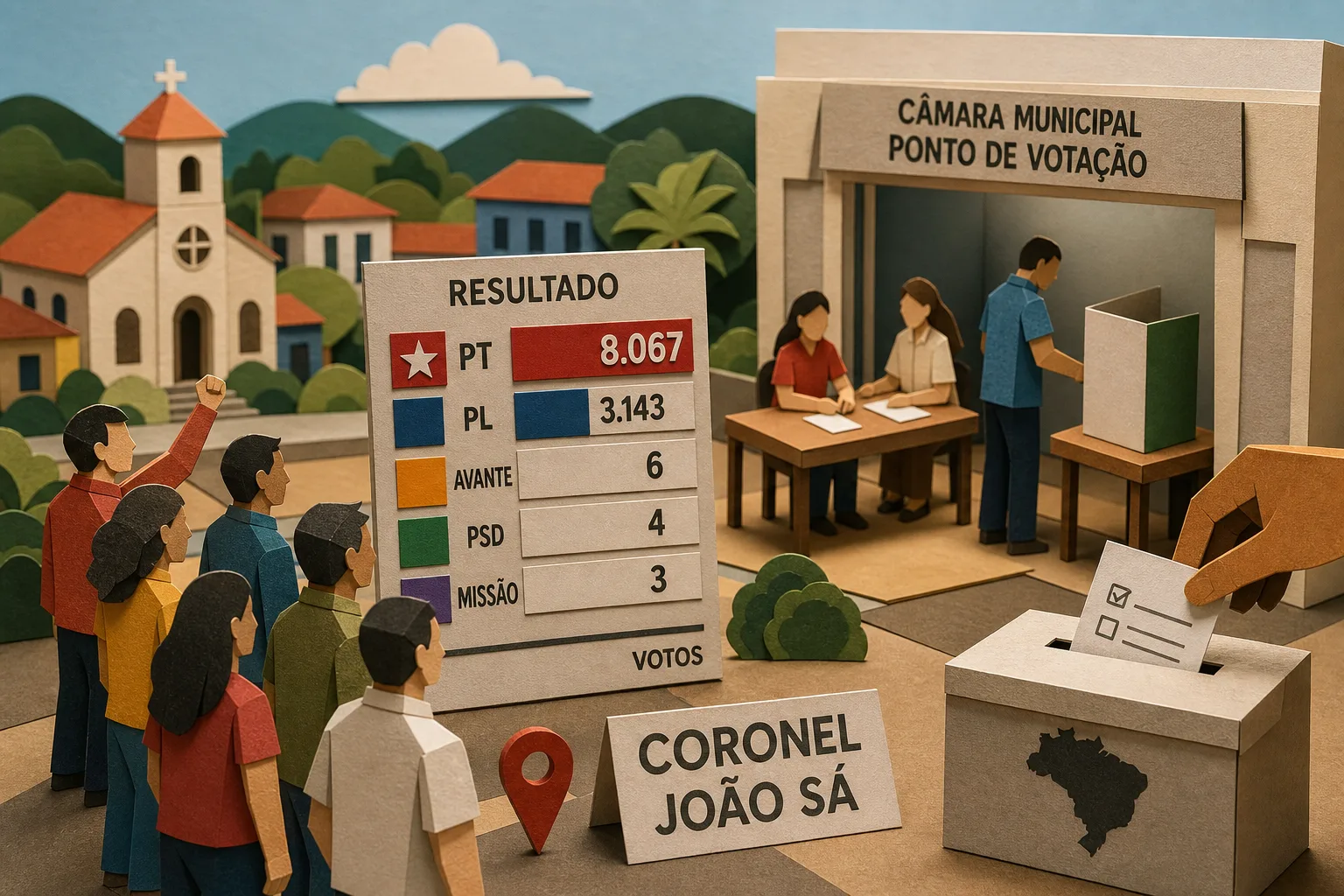 Lula lidera disputa presidencial no município baiano de Coronel João Sá