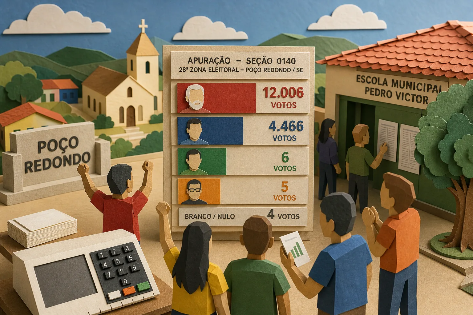 Lula lidera votação para a Presidência em Poço Redondo no primeiro turno