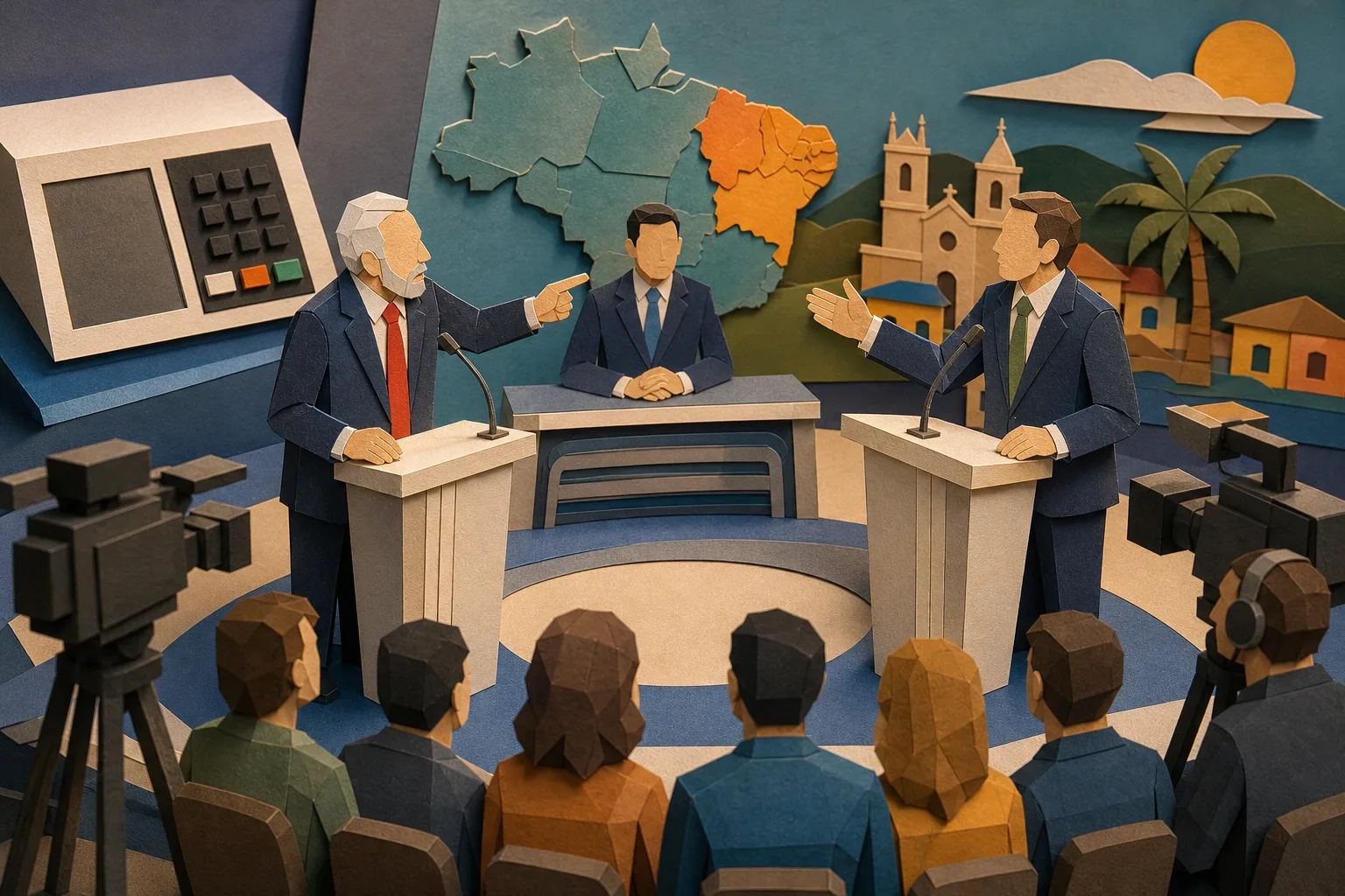 Lula questiona Flávio Bolsonaro sobre planos para o Nordeste no último debate