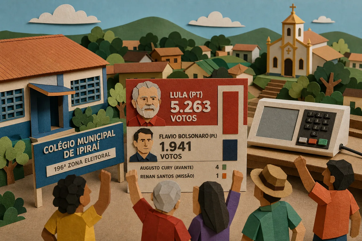 Lula vence disputa presidencial em Capela do Alto Alegre com mais de 5 mil votos
