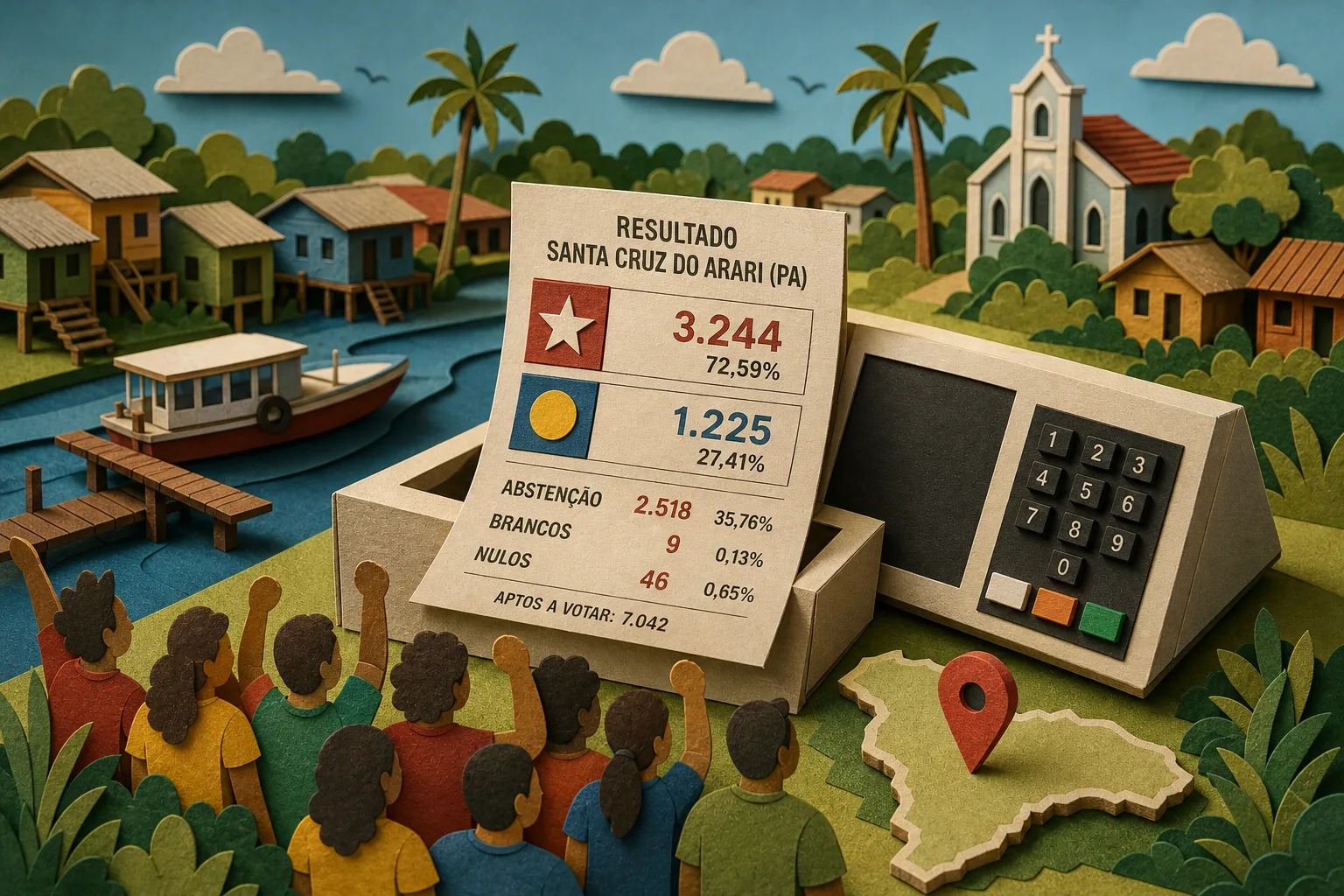 Lula vence disputa presidencial no segundo turno em Santa Cruz do Arari