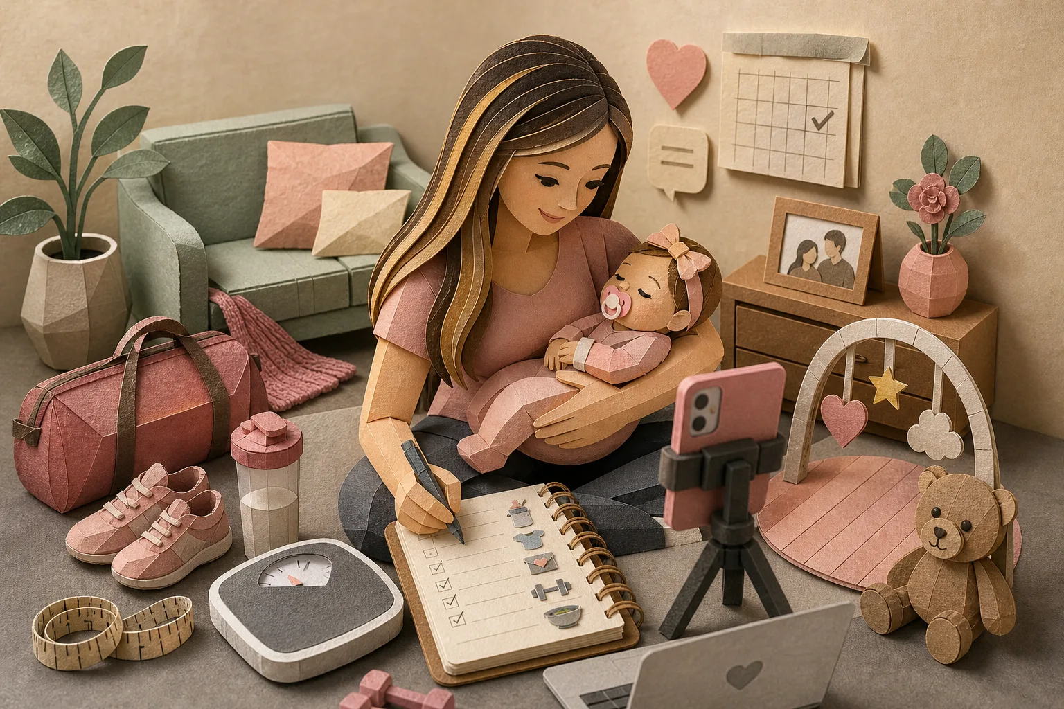 Mãe que descobriu gravidez no oitavo mês relata adaptação à rotina com a filha