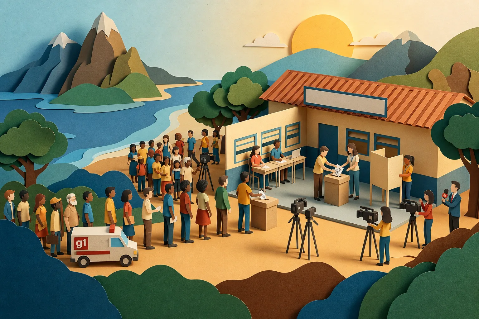 Mais de 1 milhão de pessoas votam no primeiro turno no Sul do Rio e Costa Verde