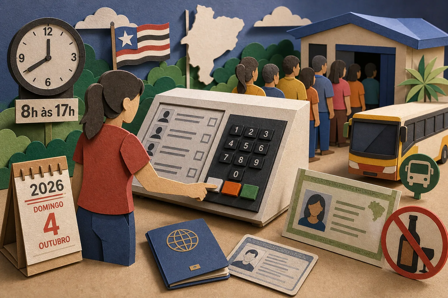 Mais de 5,1 milhões de eleitores maranhenses vão às urnas no primeiro turno de 2026