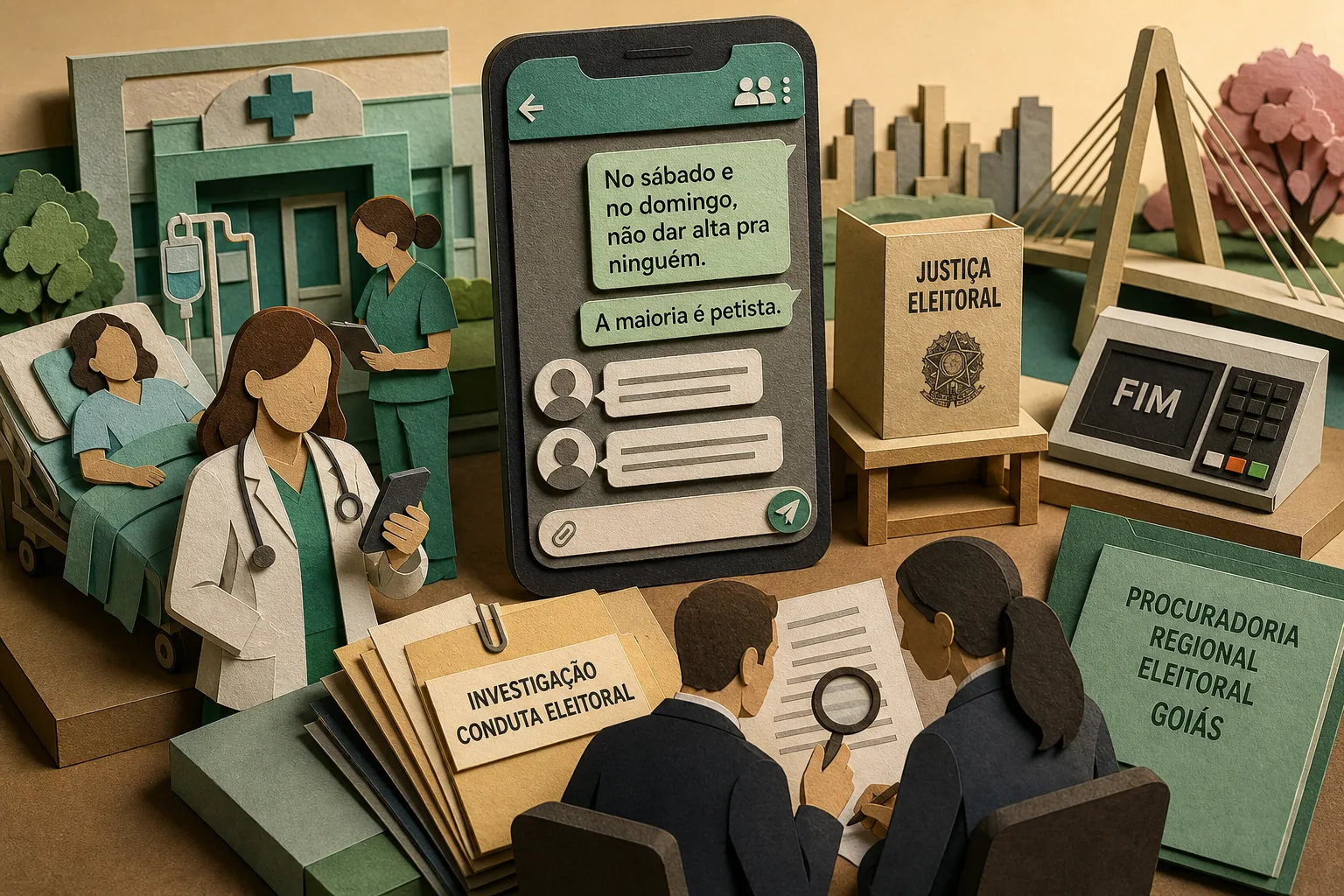 Médica de Goiânia é afastada após sugerir adiamento de altas durante votação