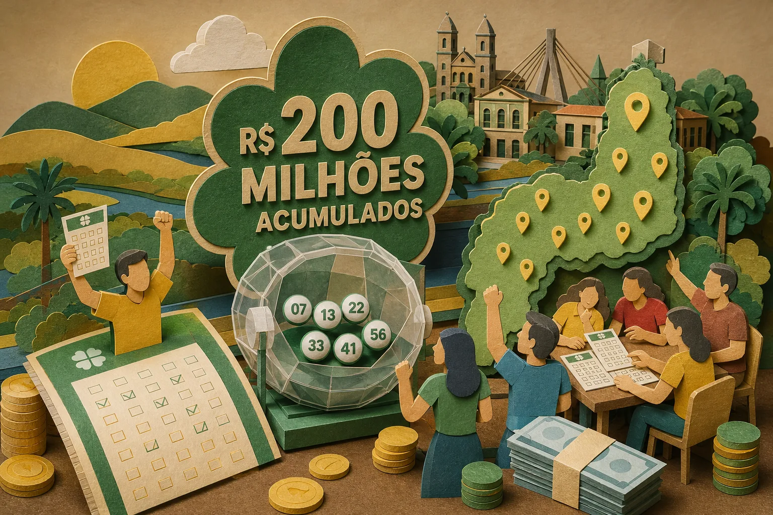 Mega-Sena acumula em R$ 200 milhões e premia dezenas de bilhetes no Piauí