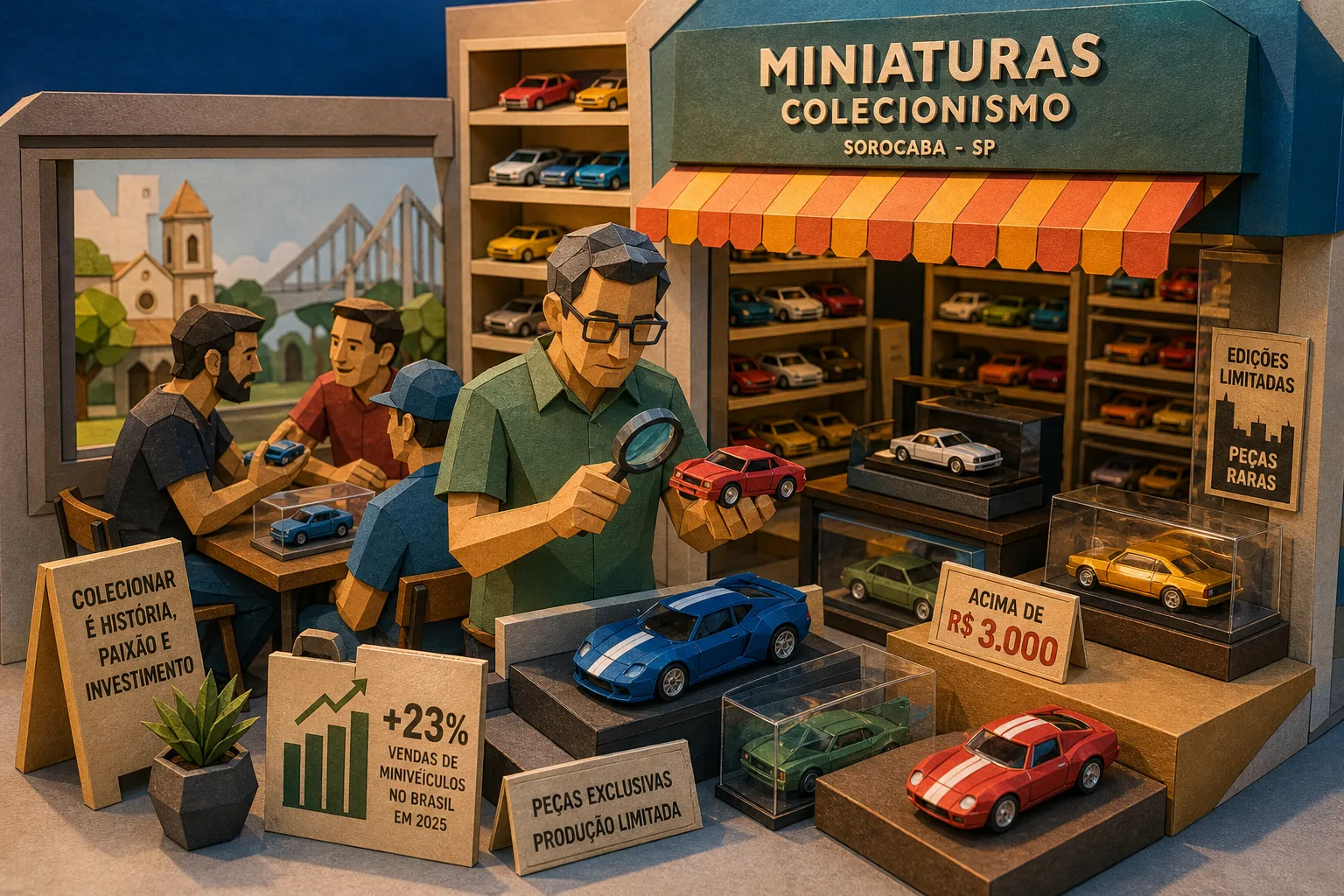 Mercado de veículos em miniatura cresce e atrai colecionadores no interior de SP