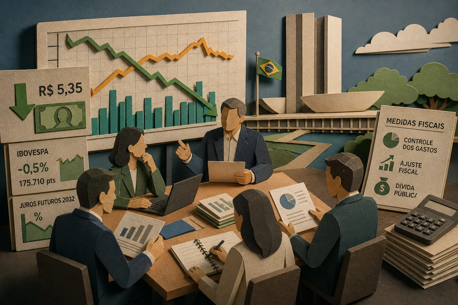 Mercado financeiro estabiliza e volta foco para medidas fiscais após eleições