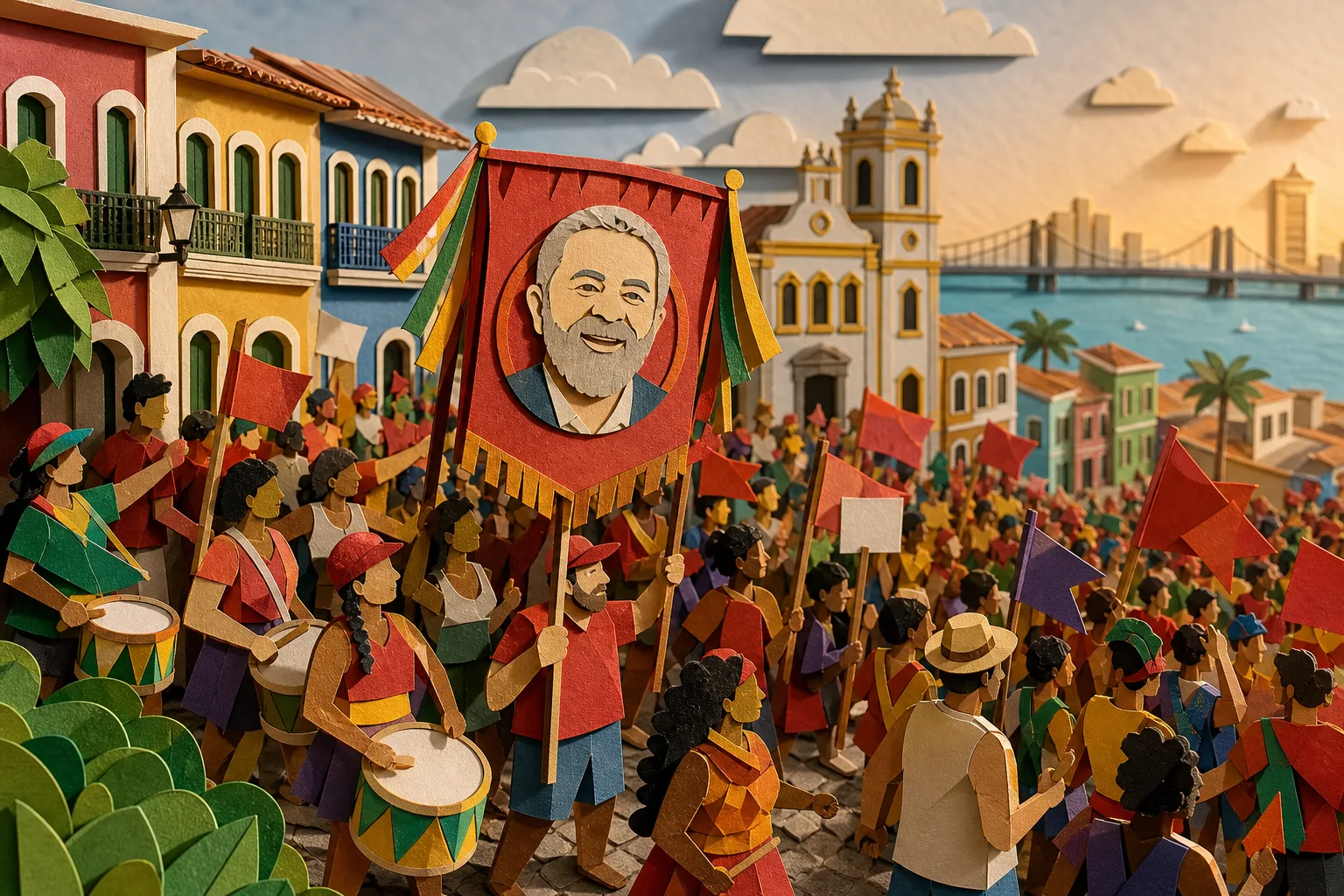 Militantes realizam atos de apoio a Lula em três municípios da Grande Recife