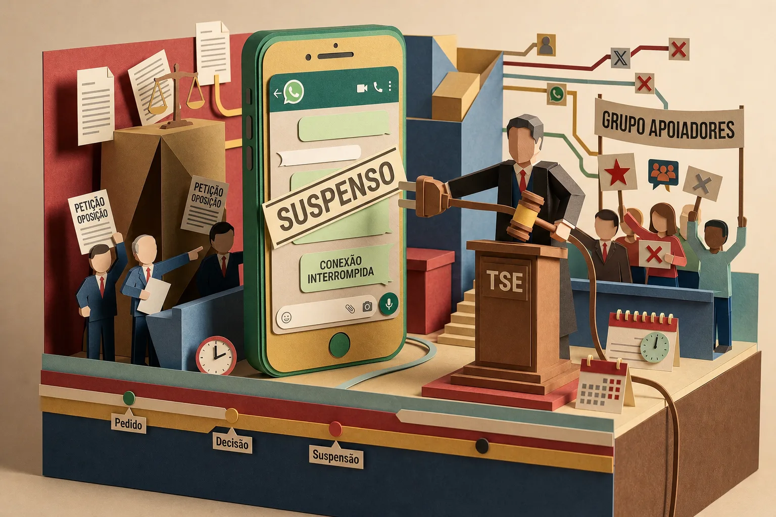 Ministro do TSE determina suspensão temporária de canal pró-Lula no WhatsApp