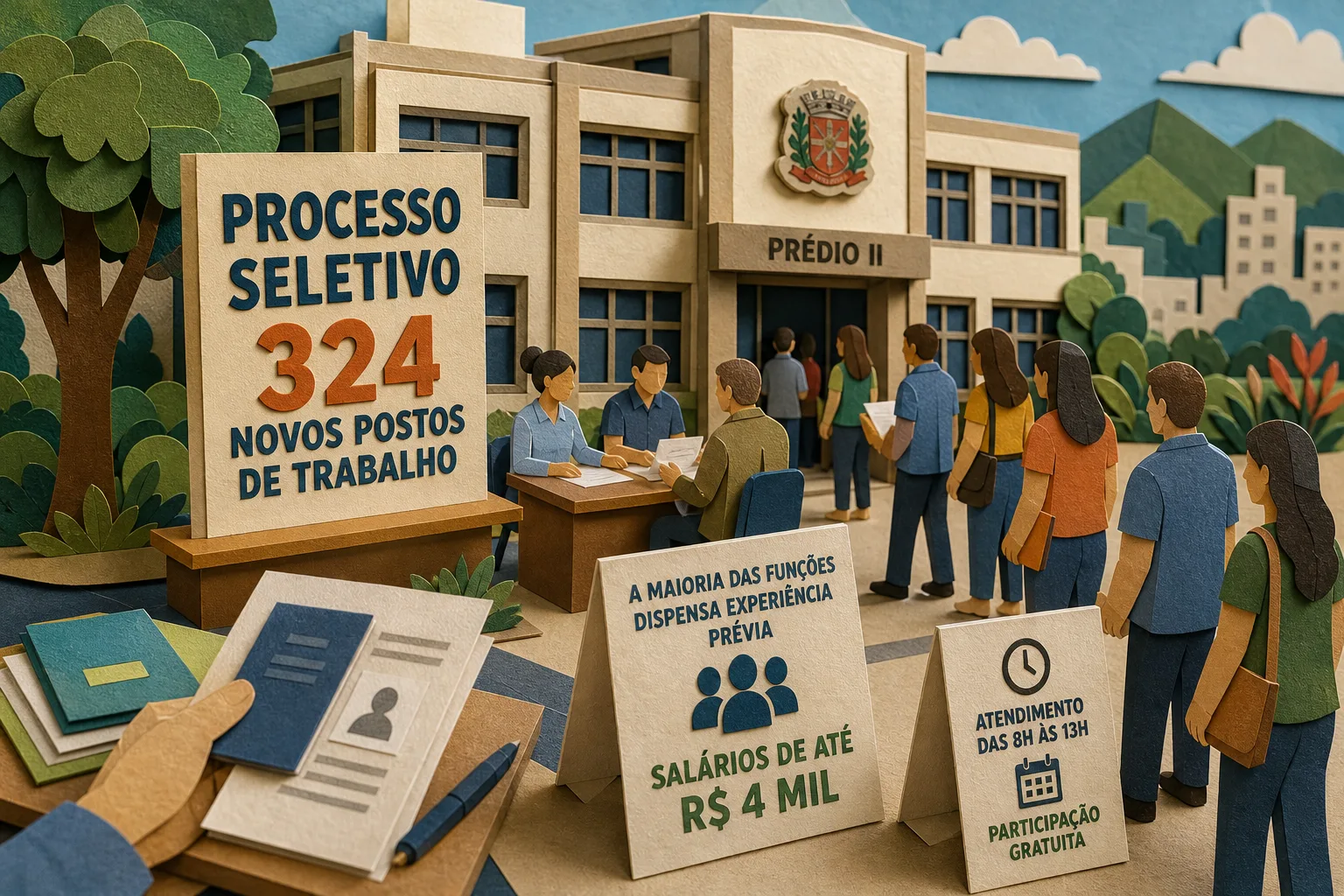 Mogi das Cruzes promove processo seletivo gratuito com 324 novos postos de trabalho