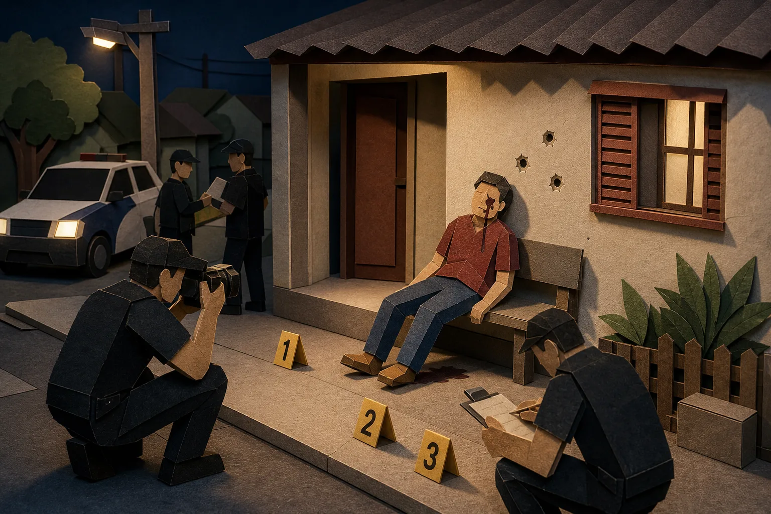 Morador de 41 anos é assassinado a tiros na entrada de residência em Juscimeira