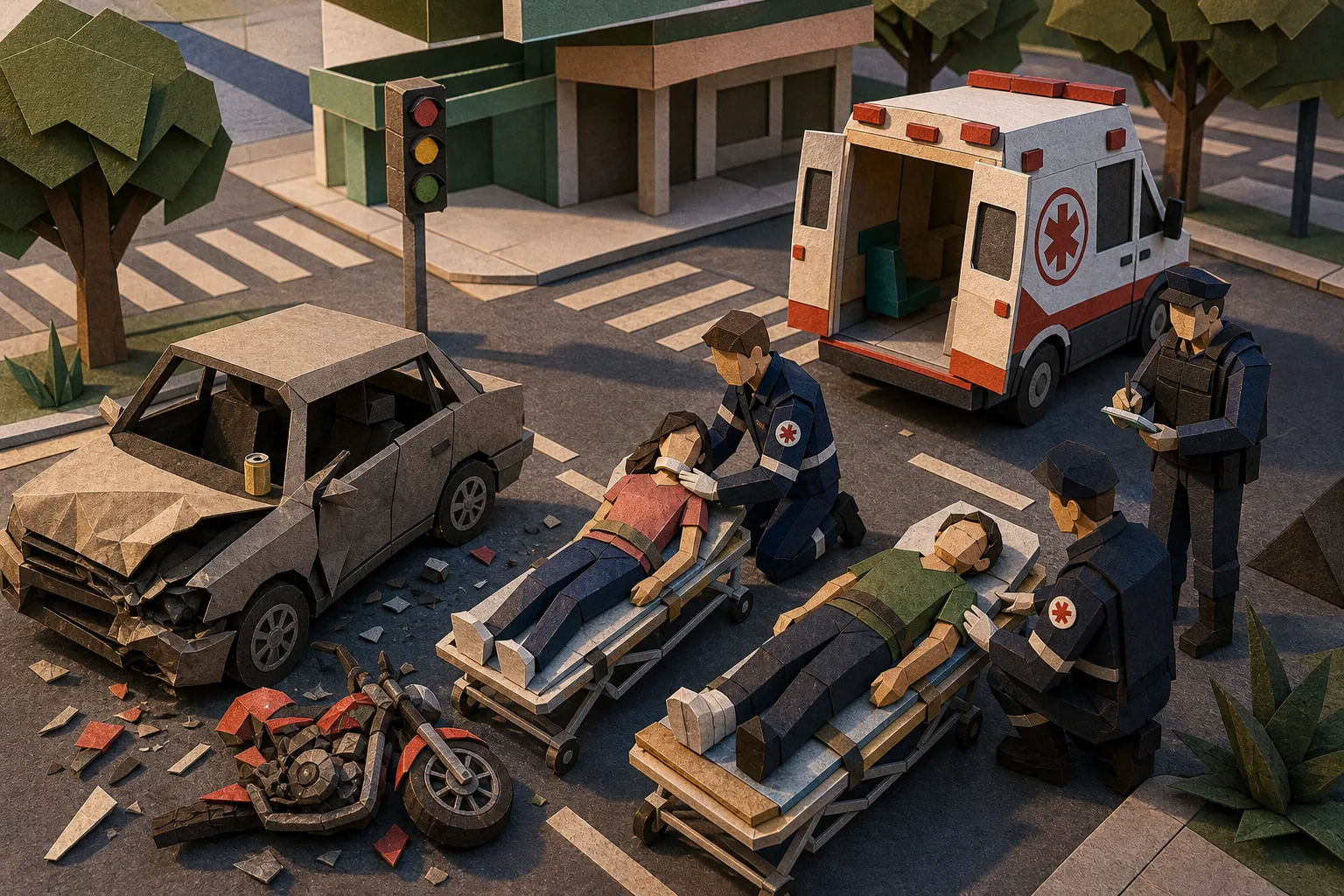 Motorista com sinais de embriaguez atinge motocicleta e fere duas pessoas em Boa Vista