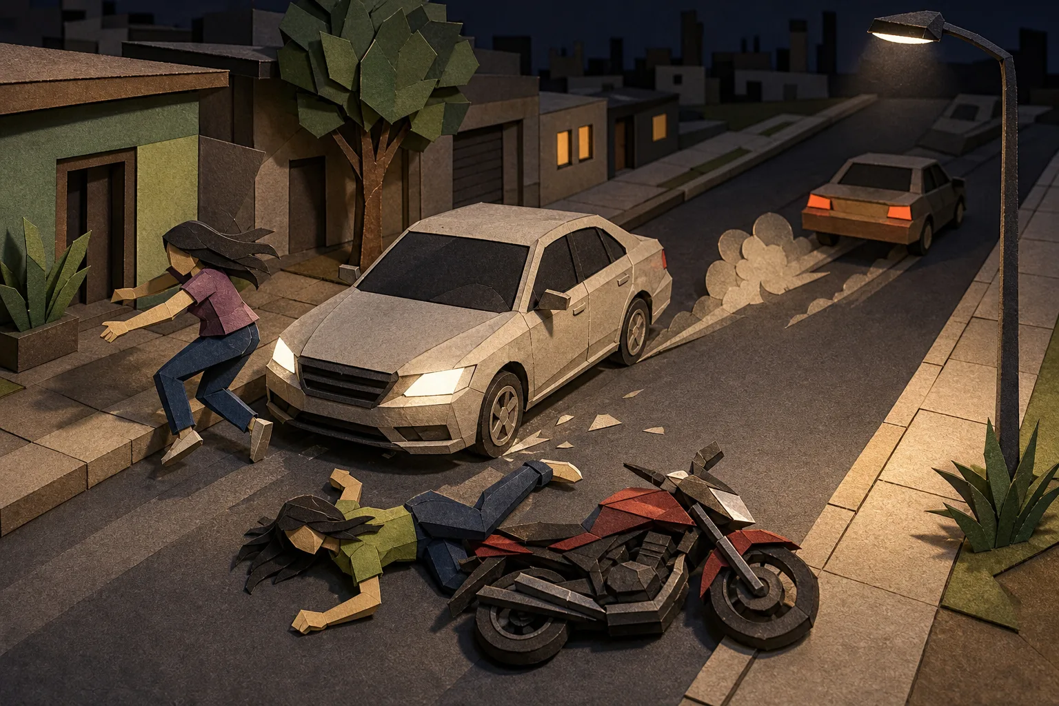 Motorista foge após atingir motocicleta com duas ocupantes no Agreste pernambucano