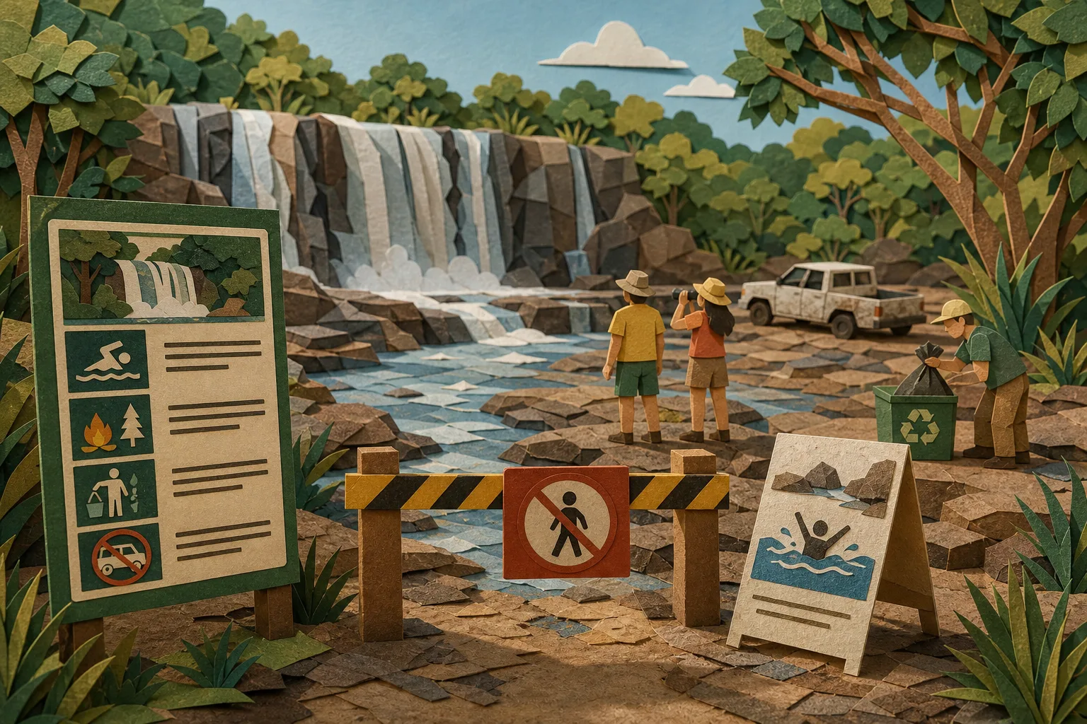 MPF cobra medidas de proteção e controle de visitantes na Cachoeira do Prata