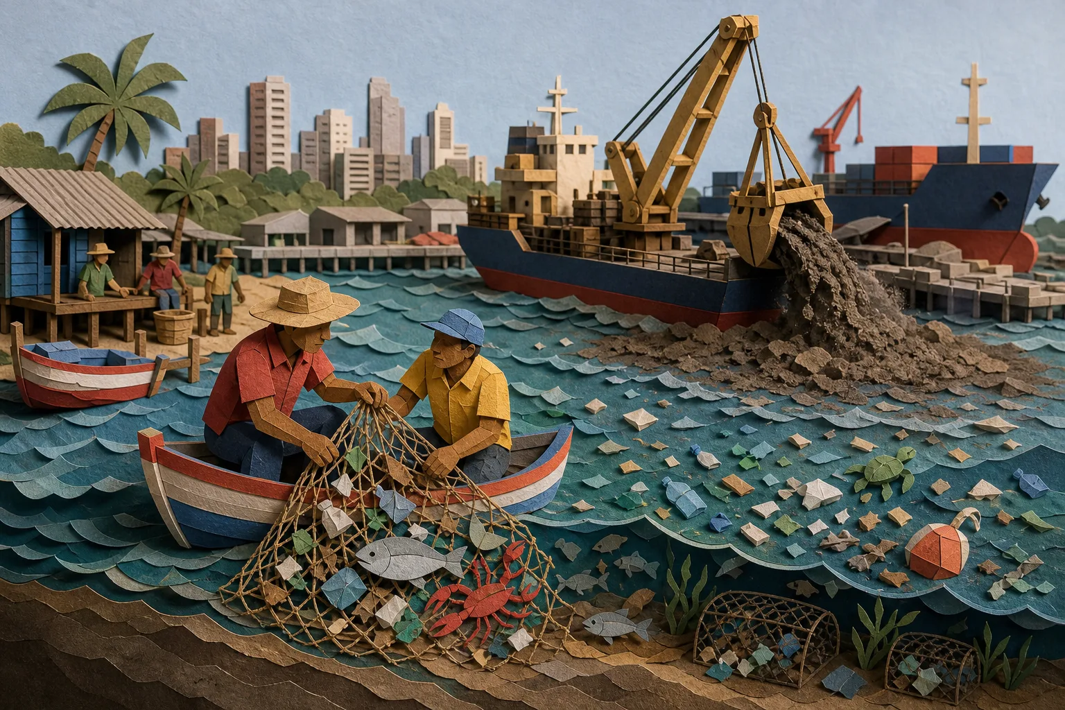 MPF investiga impactos de obras no Porto do Recife sobre a pesca artesanal