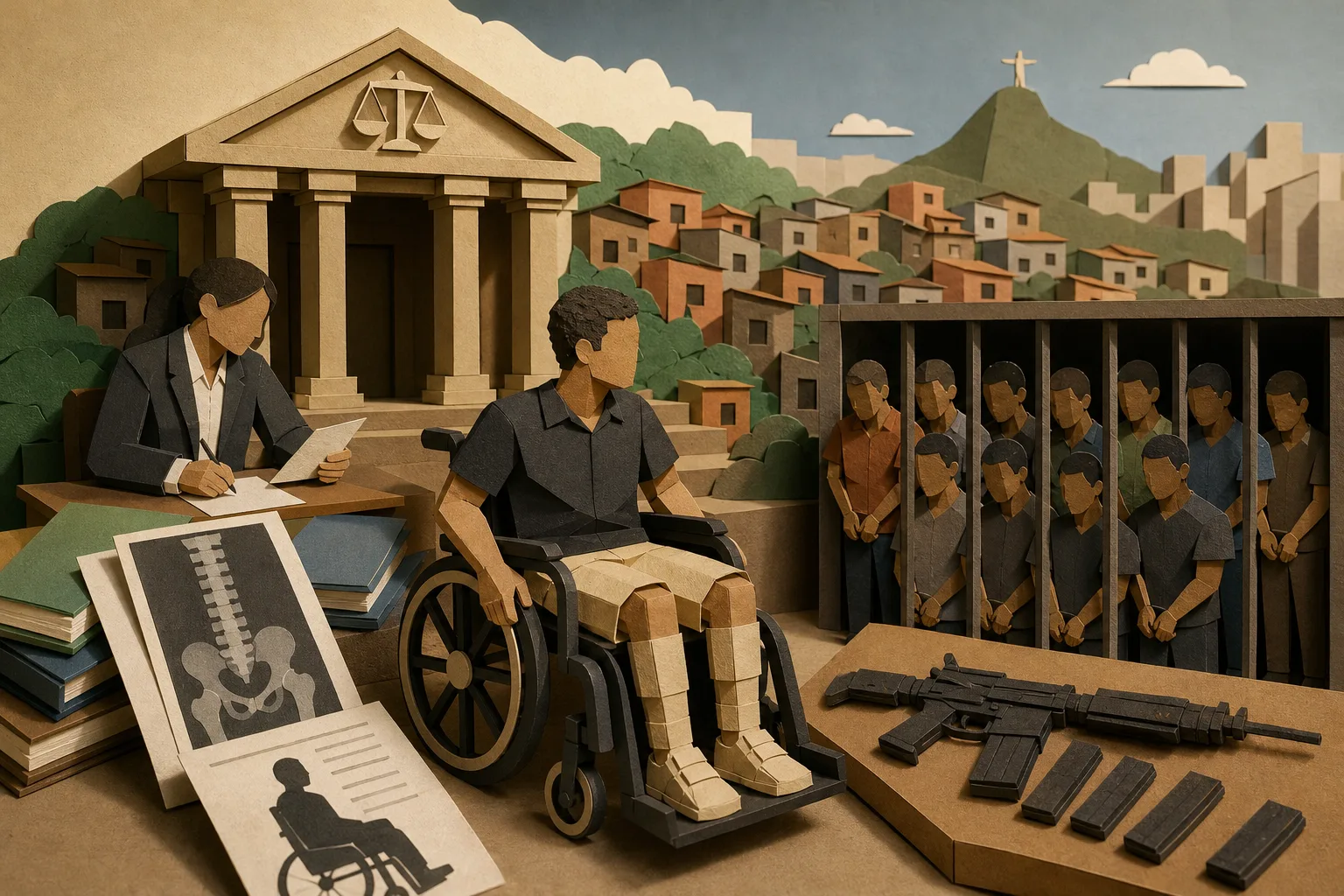 MPRJ pede absolvição de homem paraplégico e condenação de 15 réus por tráfico