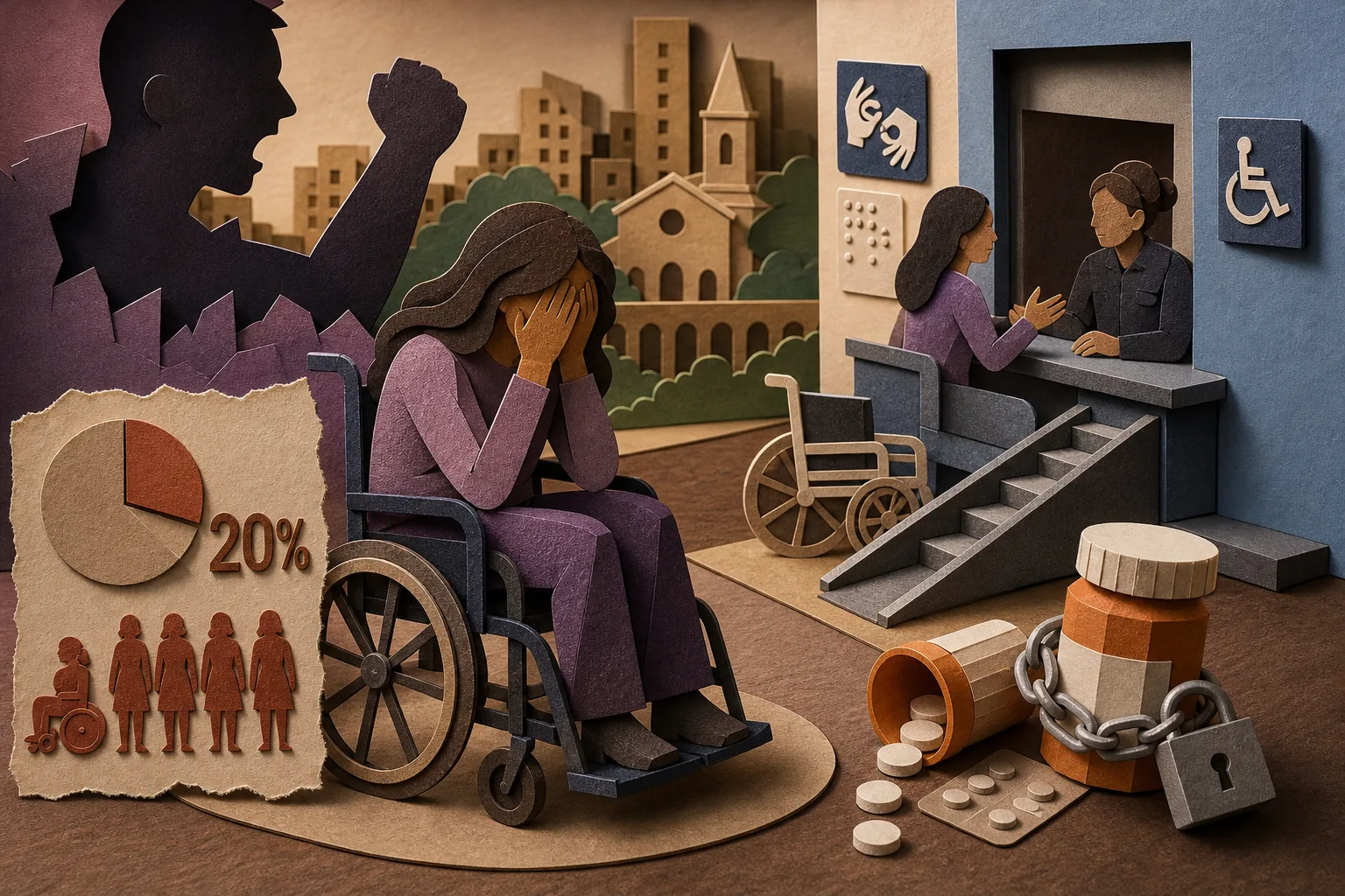 Mulheres com deficiência representam 20% dos casos de violência em Campinas