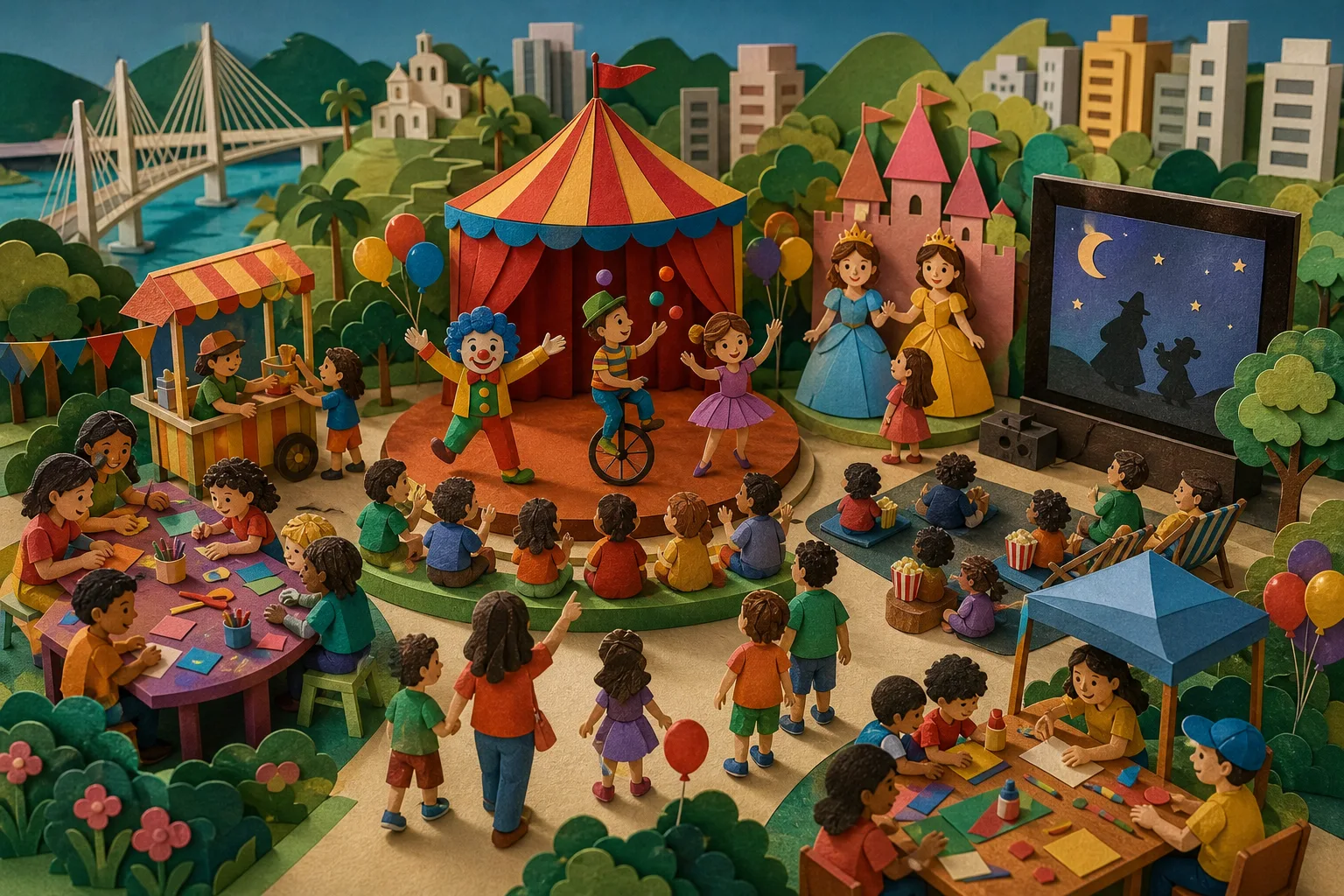 Municípios da Grande Vitória oferecem eventos gratuitos para o público infantil