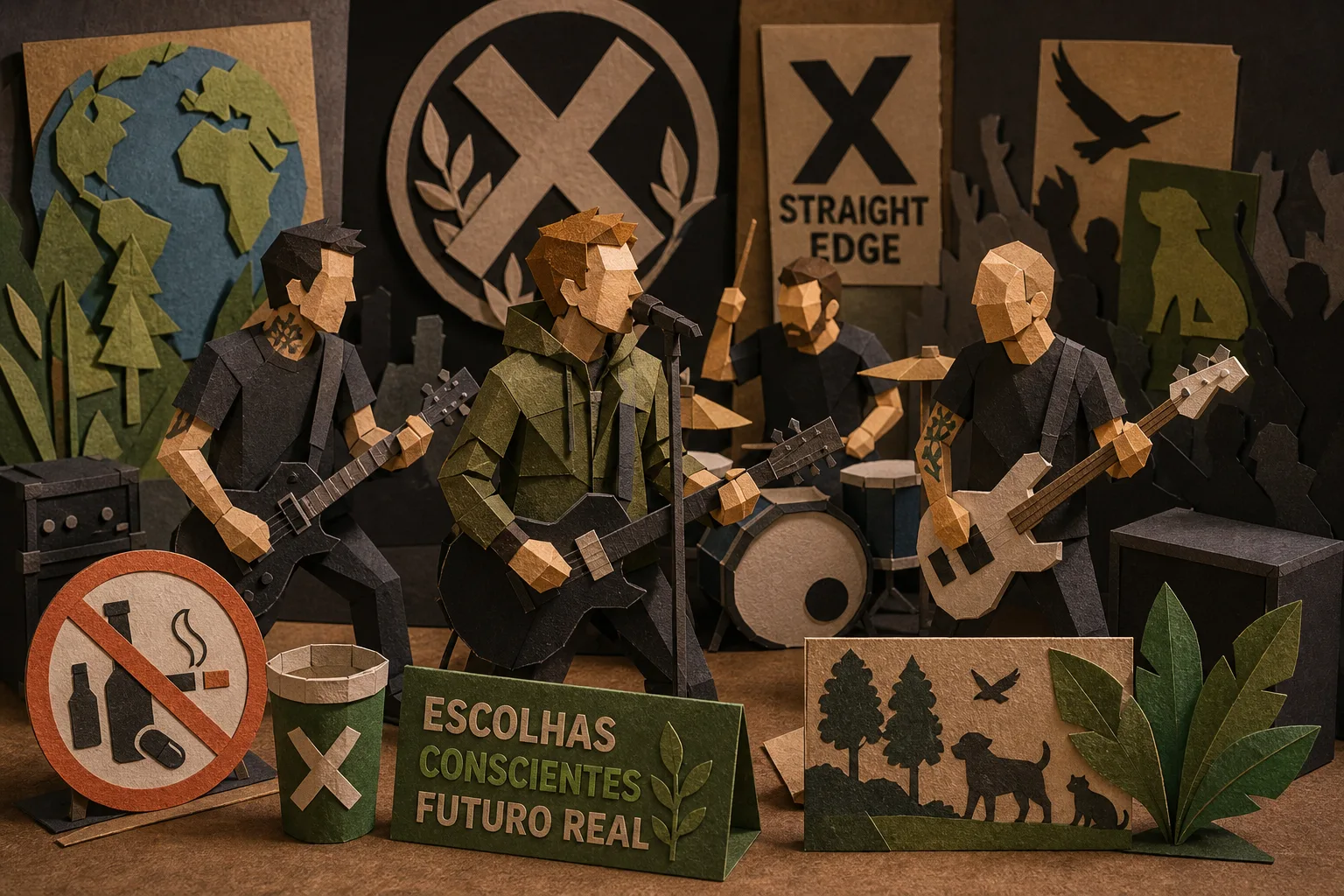 Músicos do grupo Rise Against mantêm rotina com abstinência de substâncias