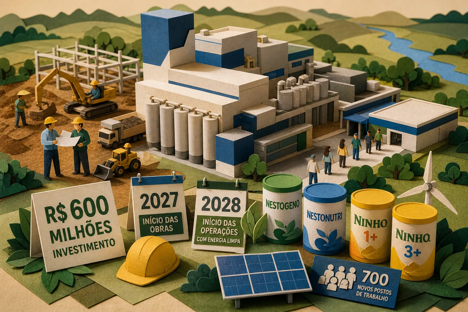 Nestlé destina R$ 600 milhões para polo de fórmulas infantis em Ituiutaba