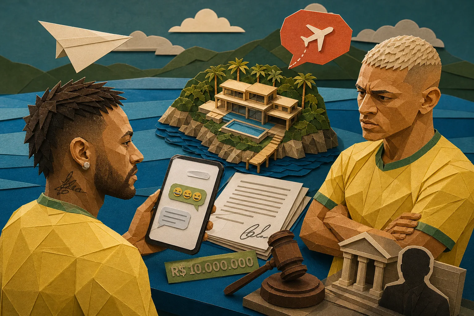 Neymar responde a Richarlison após publicação sobre disputa por imóvel e senador
