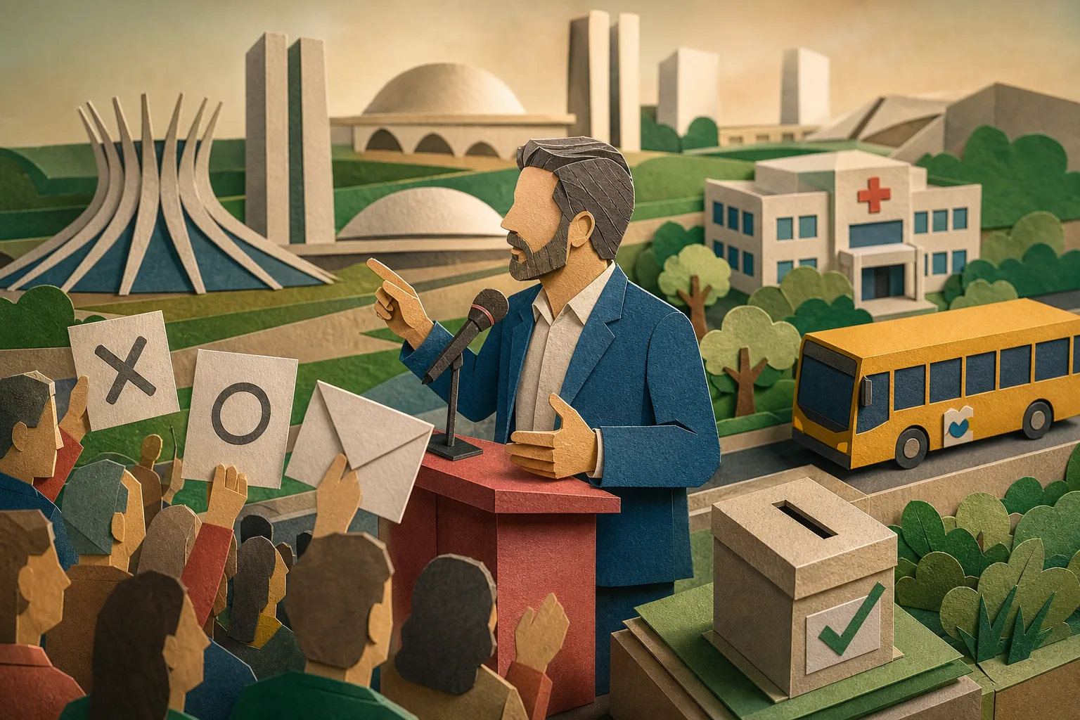 No DF, Leandro Grass mira votos brancos e nulos na disputa do segundo turno