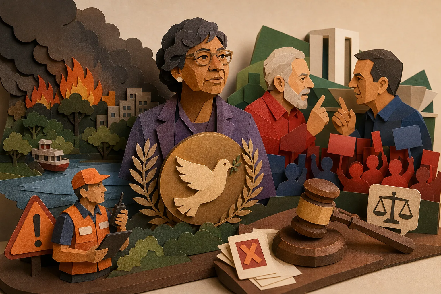 Nobel da Paz, queimadas em Manaus e propaganda eleitoral são destaques