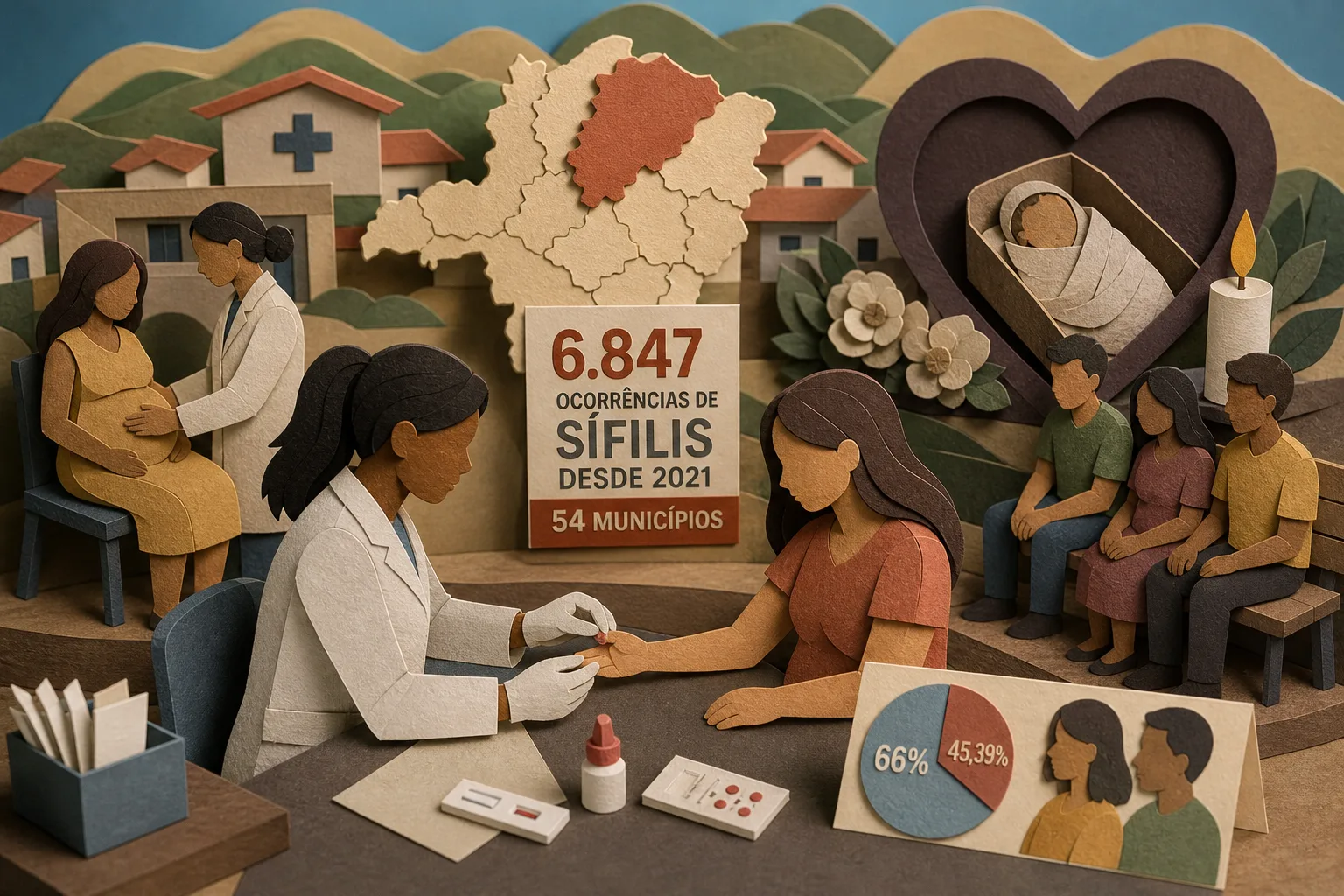 Norte de Minas contabiliza mais de 6,8 mil ocorrências de sífilis desde 2021