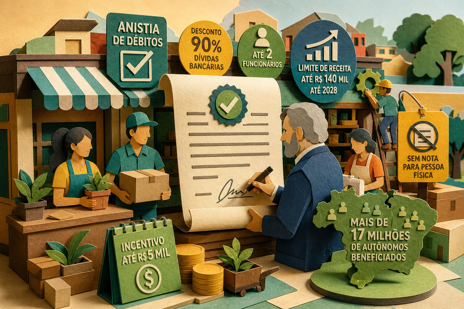 Nova lei do Prospera MEI traz anistia de débitos e amplia limite de receita anual