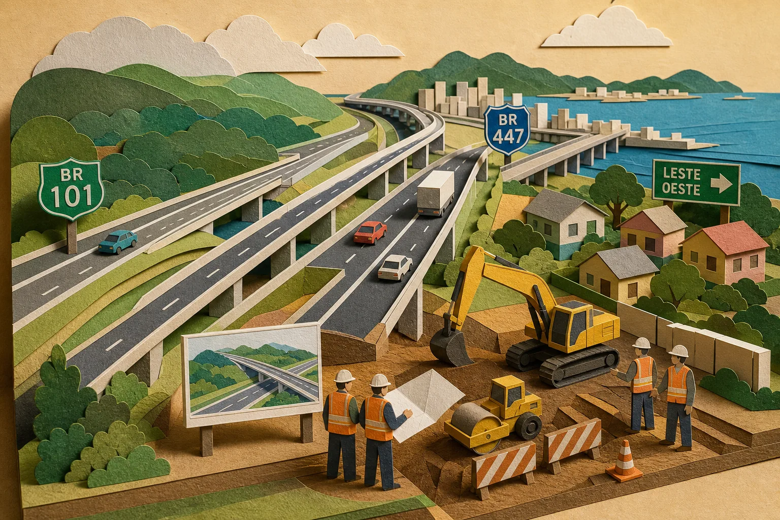 Novo trecho da rodovia BR-447 no Espírito Santo deve ser inaugurado até dezembro
