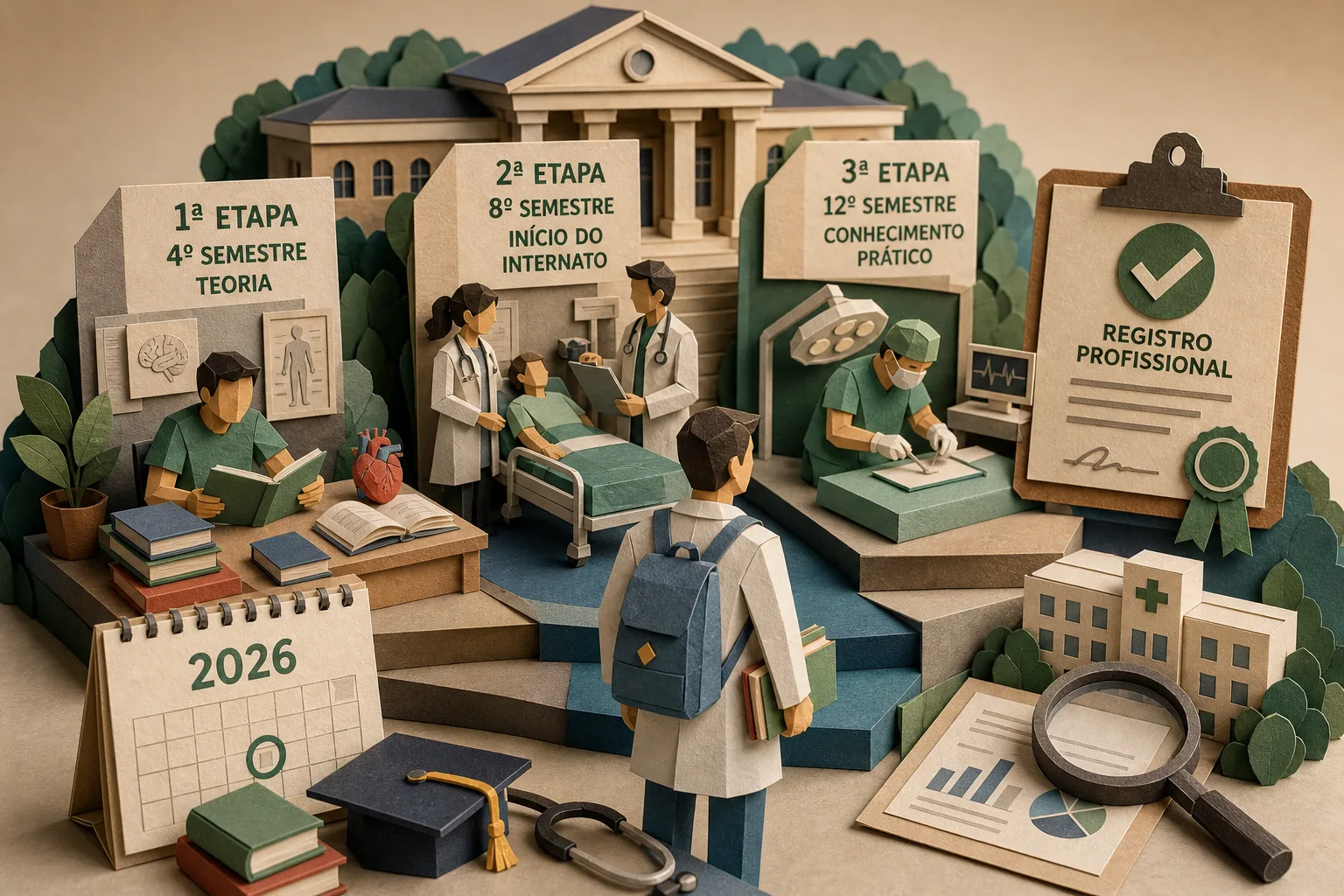 Novos médicos terão que passar por teste nacional para obter registro profissional