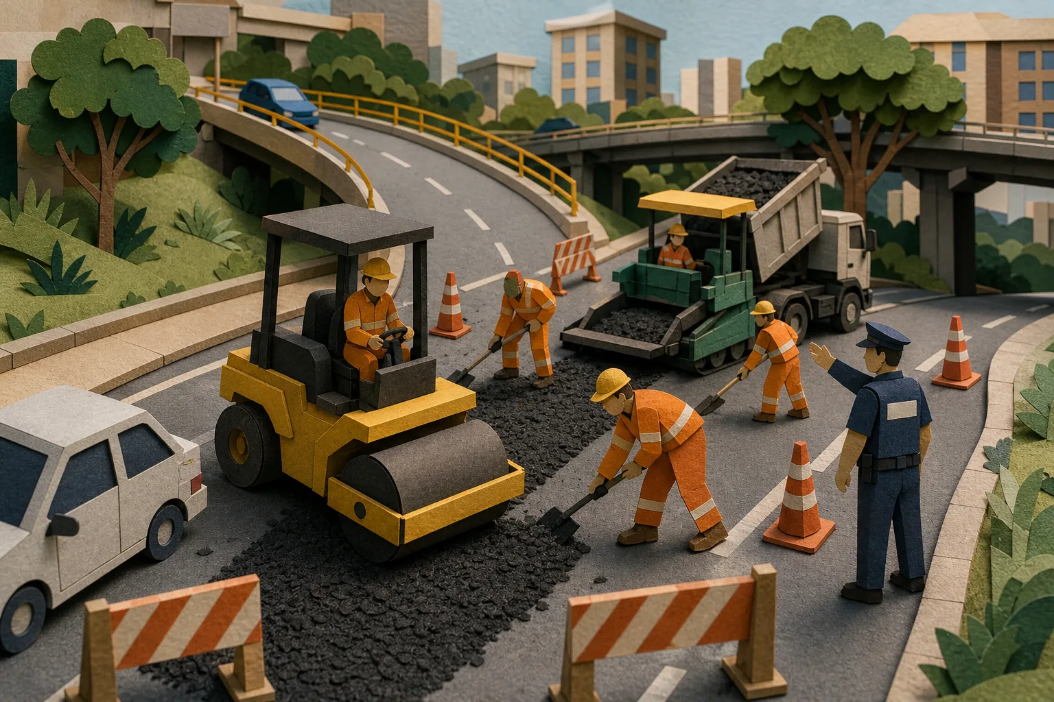 Obras de pavimentação causam interdições parciais em vias de Volta Redonda
